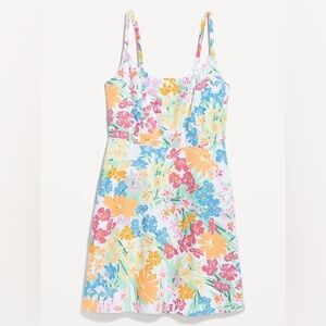 NWT -- Old Navy Fit & Flare Linen-Blend Mini Dress - Size XL